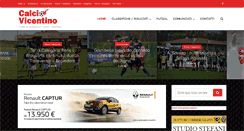 Desktop Screenshot of calciovicentino.it